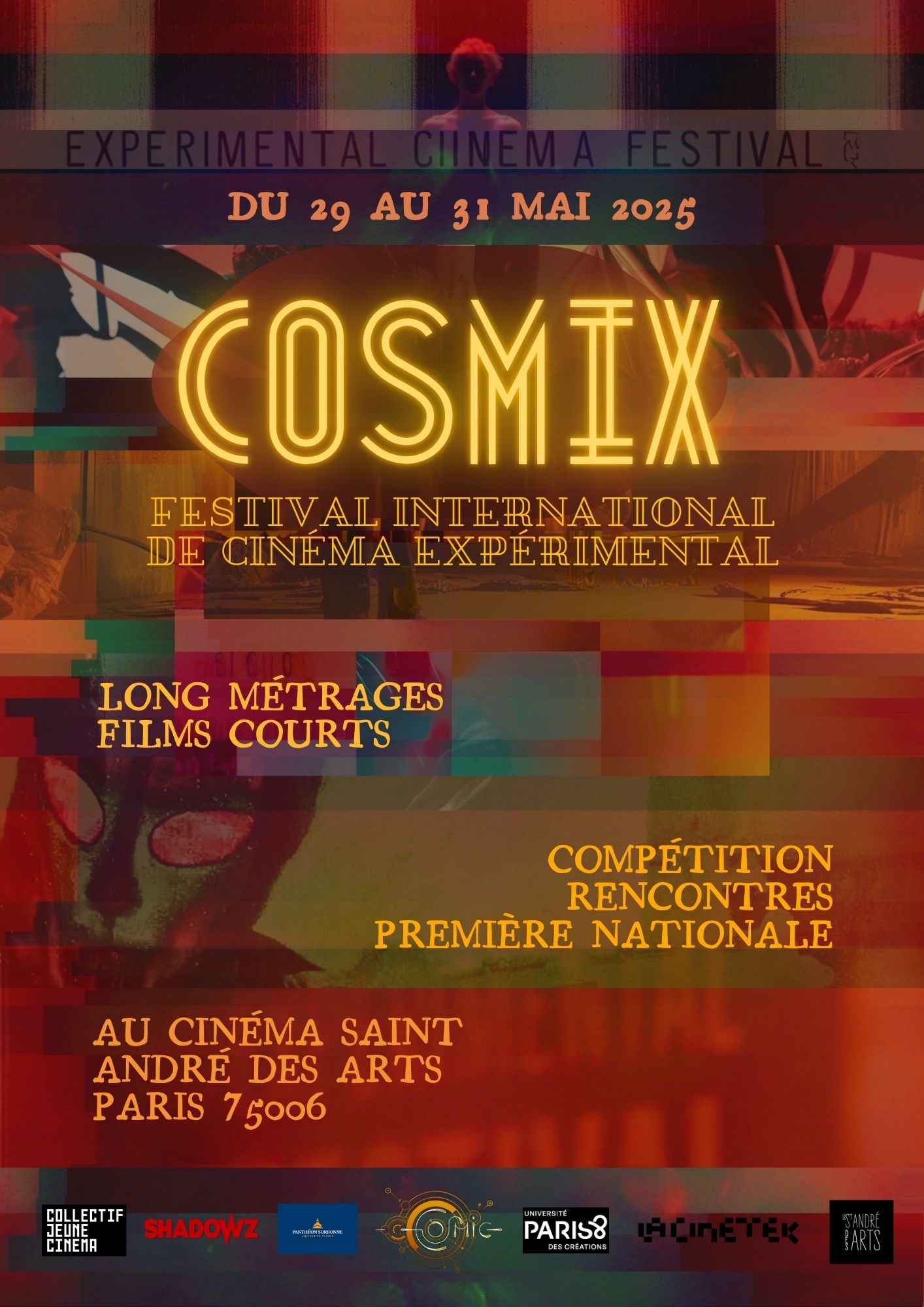 You are currently viewing COSMIX FESTIVAL : Courts Métrages de Cinéma Expérimental